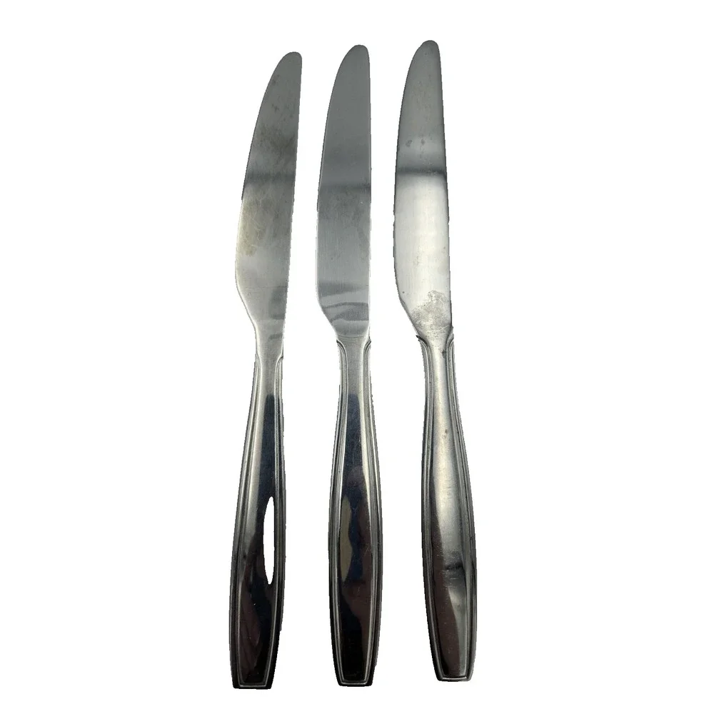 Stainless Steel Dinner Knives Set of 3 China‎ 8.5